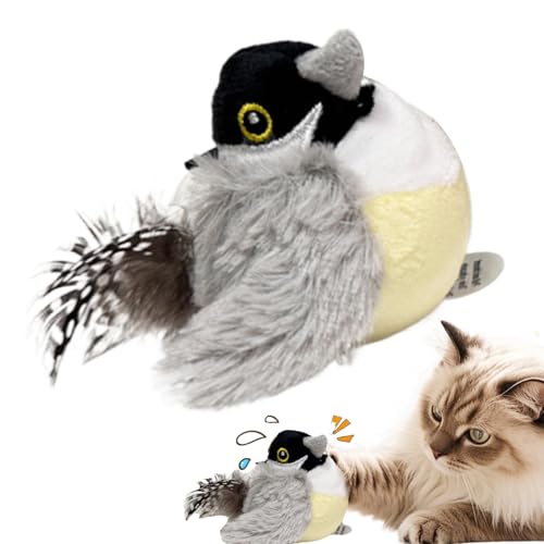 JINGLING Katzenspielzeug für Vögel | Buntes und interaktives Kätzchenspielzeug mit Vogel mit Klangvogel, interaktives Unterhaltung für kleine Hunde und Familie, für gemeinsame Spielzeiten JINGLING Katzenspielzeug für Vögel | Buntes und interaktives Kätzchenspielzeug mit Vogel mit Klangvogel, interaktives Unterhaltung für kleine Hunde und Familie, für gemeinsame Spielzeiten von JINGLING