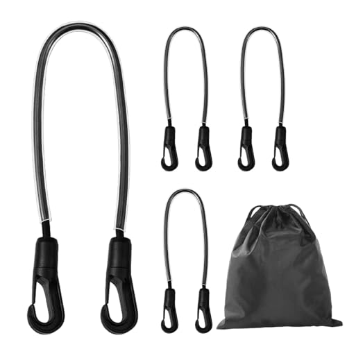 JINGLING Pferdedecke Beingurte Ersatz, Pferdedecke - Einstellbarer elastischer Schwanzgurt mit doppelten Clips - Dehnsame Tierblech -Befestigungsversorgung für Outdoor, Farm, Zoo von JINGLING