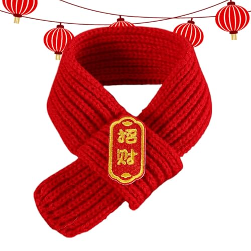 JINGLING Schal für Hunde, Schal für Katzen, Jahr der Schlange, Schal für Haustiere | gestrickter Schal rot warm für Hunde des neuen Jahres, Winterkostüm, Halsschal für JINGLING Schal für Hunde, Schal für Katzen, Jahr der Schlange, Schal für Haustiere | gestrickter Schal rot warm für Hunde des neuen Jahres, Winterkostüm, Halsschal für von JINGLING