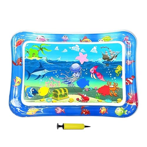JINGLING Wassermatte Für Katzen | Aufblasbares Haustier Wasserbett 66x47 cm - Kühlende wasserdichte Interaktive rutschfeste Kratzfläche Für Reisen Draußen Welpen Kätzchen JINGLING Wassermatte Für Katzen | Aufblasbares Haustier Wasserbett 66x47 cm - Kühlende wasserdichte Interaktive rutschfeste Kratzfläche Für Reisen Draußen Welpen Kätzchen von JINGLING
