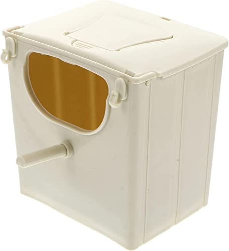 JINGLING Wellensittich Nest Box Vogel Haus Kunststoff Aufzucht Box für untrennbare Papageien Kupplung Cockatiel Aufzucht Nistkasten Vogelkäfig Box mit Haken JINGLING Wellensittich Nest Box Vogel Haus Kunststoff Aufzucht Box für untrennbare Papageien Kupplung Cockatiel Aufzucht Nistkasten Vogelkäfig Box mit Haken von JINGLING