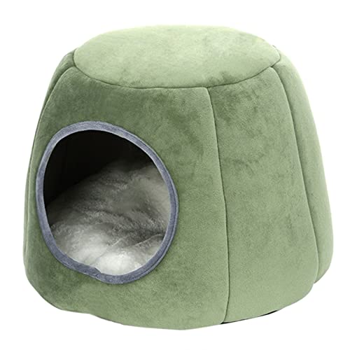 JINGYAN Hundebetten Bed Winter Nest Pet Warm Cage Cave Bed House Hidden Toys(DG,M) von JINGYAN