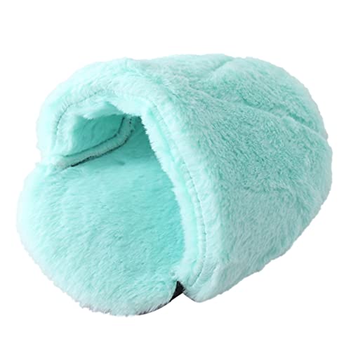 JINGYAN Hundebetten Cave Non Slip Cushion Bed Hamster Nest Hedgehog Hideout Small Animals Cage Supplies Warm House 4 Colors(Mint Green,S) von JINGYAN