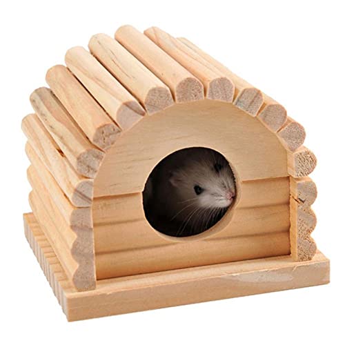 JINGYAN Hundebetten Durable Splitted Small Squirrel Hamster House Cabin Pet Supply Yellow Semicircular Tree Hole-Shaped Sleeping Nest JINGYAN Hundebetten Durable Splitted Small Squirrel Hamster House Cabin Pet Supply Yellow Semicircular Tree Hole-Shaped Sleeping Nest von JINGYAN
