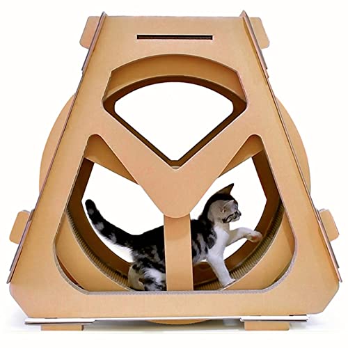Cat Running Rad Cat-Laufband, Pet Cat-Kletterrahmen, Radstil Katzenbaum mit Teppich Landebahn, Laufen Spinnspielzeug für kleine/mittelgroße Katzen Innenübungen, glattes Lauf frei Laufen Beauty Comes Cat Running Rad Cat-Laufband, Pet Cat-Kletterrahmen, Radstil Katzenbaum mit Teppich Landebahn, Laufen Spinnspielzeug für kleine/mittelgroße Katzen Innenübungen, glattes Lauf frei Laufen Beauty Comes von JINMUXUAN