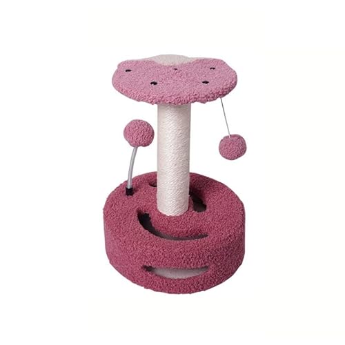 Cat Tree Cat Climbing Frame kleine Katzenspielzeugkatze Kratzbrett Katze Sprungplattform kreative Sonnenblume Sisal Cat Kratzer nach Katzenversorgungen Katzenkletterbaum (Farbe: C) Beauty Comes von JINMUXUAN