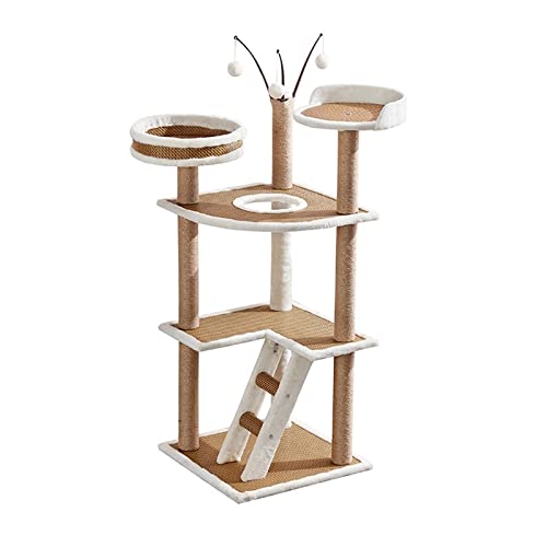 Katzenbaumkatze Kletterrahmen Dual-Purple Cat Climbing Frame Cat Kratzer nach Katz Beauty Comes von JINMUXUAN