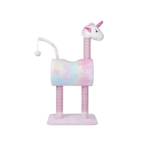 Katzenklettersrahmen Katzenkletterrahmen kleine Katzenbaumkatze Regal Katze Nest integrierte Villa Tongtian Säule Katze Sprungplattform Katze Klettersäule Katze Kletterbaum Beauty Comes von JINMUXUAN