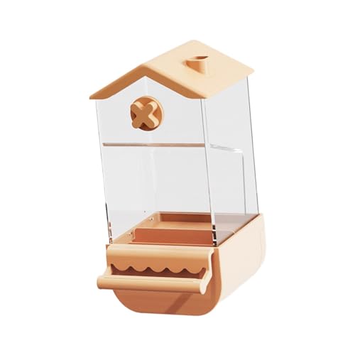 Futterspender für kleine Haustiere mit Deckel, zum Aufhängen, automatischer Futterspender, Futternapf, Futterautomat für Häschen, Frettchen, Vögel, Gelb und Dach Futterspender für kleine Haustiere mit Deckel, zum Aufhängen, automatischer Futterspender, Futternapf, Futterautomat für Häschen, Frettchen, Vögel, Gelb und Dach von JISADER