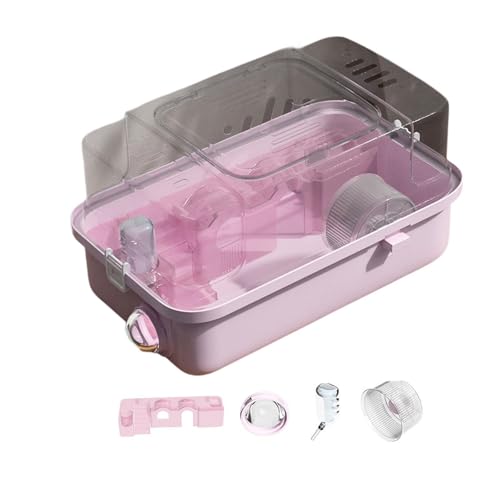 JISADER 2 Ebenen Hamster Käfig Kleiner Käfig Hamster Lebensraum für Mäuse Zuckergleiter Kaninchen Igel Igel, Rosa JISADER 2 Ebenen Hamster Käfig Kleiner Käfig Hamster Lebensraum für Mäuse Zuckergleiter Kaninchen Igel Igel, Rosa von JISADER