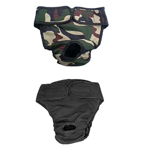 JISADER 2Pcs Hündchen Physiologische Hosen Hunde Sanitärhose JISADER 2Pcs Hündchen Physiologische Hosen Hunde Sanitärhose von JISADER