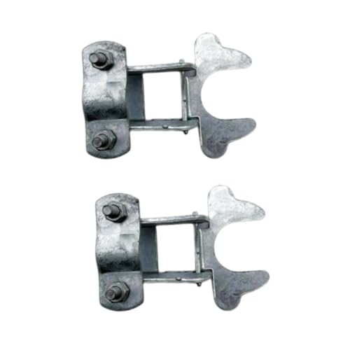 JISADER 2X Pet Door Resseln Easy Installation Chain Link Zaun Hardware High Hardness Gate Riegel, die für Zwinger Gate Frame verzerrt sind von JISADER