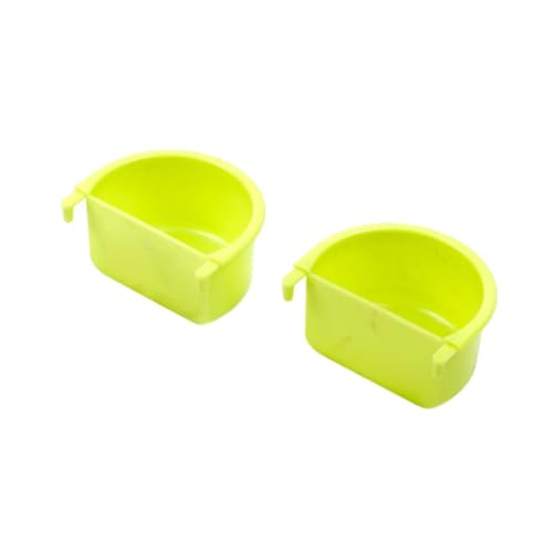 JISADER 2pcs Vogelhilfe Käfigschalen hängen Tasse Futtergericht Käfigzubehör, Vogelfuttergerichte für Conures kleine Tiere Papagei von JISADER