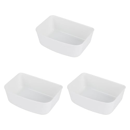 JISADER 3pcs Haustierkiste Hangsschalen Katzenschalen Mehrzweck robuster praktischer Essgericht Fütterungsgericht für Vögel Chinchillas, Weiß JISADER 3pcs Haustierkiste Hangsschalen Katzenschalen Mehrzweck robuster praktischer Essgericht Fütterungsgericht für Vögel Chinchillas, Weiß von JISADER