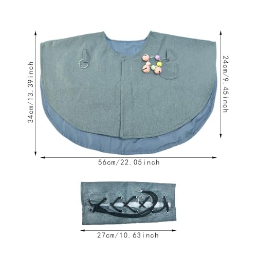 JISADER Anti Gratt Grasse Schulterschutz, Parrocheting Vögel mit Vogelständer, Kap Papagei Formation Cape, für Stifte, Schal Und Ärmel JISADER Anti Gratt Grasse Schulterschutz, Parrocheting Vögel mit Vogelständer, Kap Papagei Formation Cape, für Stifte, Schal Und Ärmel von JISADER