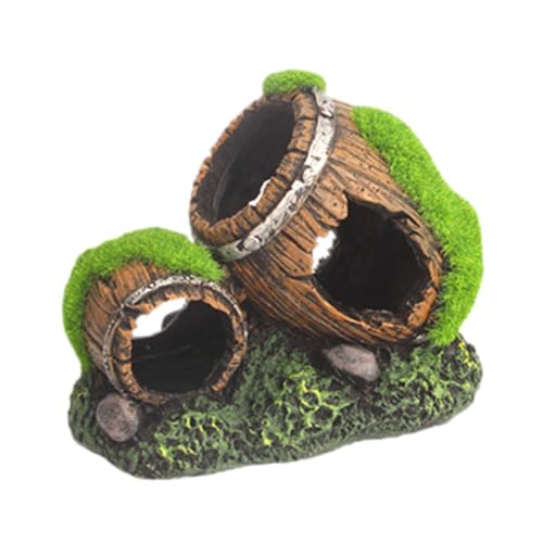 JISADER Aquarium Dekoration Aquarium Landschaft Ornament Versteck Aquarium Hideaway Gebrochen Figurine Aquatische Handwerk, 11.5 x 6.5 x 8.5 cm JISADER Aquarium Dekoration Aquarium Landschaft Ornament Versteck Aquarium Hideaway Gebrochen Figurine Aquatische Handwerk, 11.5 x 6.5 x 8.5 cm von JISADER