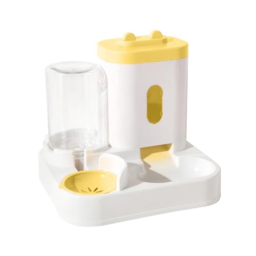 JISADER Automatischer Futterspender für Haustiere, Trinkbrunnen für Katzen, 1-Liter-Tränke, 2-Liter-Futterspender, Tierfutteraufbewahrung, Futterspender für JISADER Automatischer Futterspender für Haustiere, Trinkbrunnen für Katzen, 1-Liter-Tränke, 2-Liter-Futterspender, Tierfutteraufbewahrung, Futterspender für von JISADER