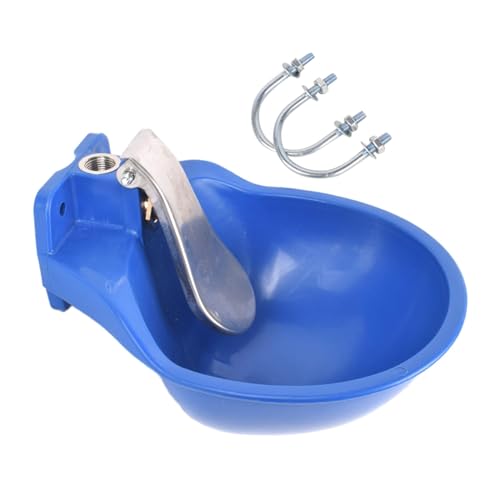 JISADER Automatischer Trinkwassernapf für Kühe, Ferkel, Viehspender, Viehtränke, Futternapfspender für Hunde, Ferkel, Blau JISADER Automatischer Trinkwassernapf für Kühe, Ferkel, Viehspender, Viehtränke, Futternapfspender für Hunde, Ferkel, Blau von JISADER