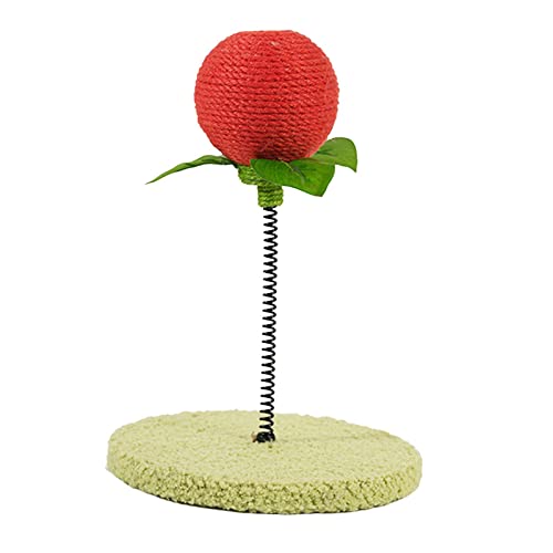 JISADER Cat Scratcher Toy Cat Scratching Ball Interaktives Katzenspielzeug Cat Spring Toy für Kätzchen, Kitty, Spielen, Jagen, Ausruhen, Indoor-Katzen, Rot JISADER Cat Scratcher Toy Cat Scratching Ball Interaktives Katzenspielzeug Cat Spring Toy für Kätzchen, Kitty, Spielen, Jagen, Ausruhen, Indoor-Katzen, Rot von JISADER