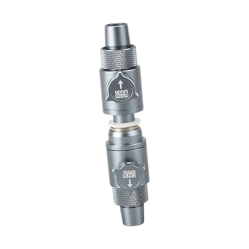 JISADER Doppel -Tab -Stecker, Aquariumschlauchventil, Fischbogen -Wasserkontrollventil, 12 Mm von JISADER