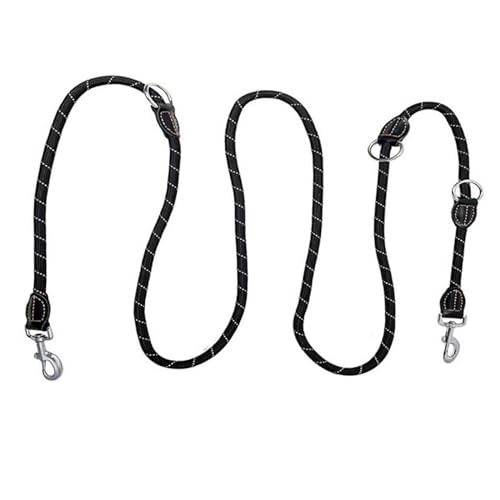 JISADER Doppelte Welpenleine, Nylon-Traktionsseil, Mehrzweck-Hochleistungs-reflektierende Hunde-Welpenversorgung für Kleiner und mittelgroßer, 300cm JISADER Doppelte Welpenleine, Nylon-Traktionsseil, Mehrzweck-Hochleistungs-reflektierende Hunde-Welpenversorgung für Kleiner und mittelgroßer, 300cm von JISADER