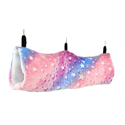 JISADER Hängematte für Frettchen, Weich, Niedlich, Zum Aufhängen, Hamsterspielzeug für Chinchilla, Hamster, Eichhörnchen JISADER Hängematte für Frettchen, Weich, Niedlich, Zum Aufhängen, Hamsterspielzeug für Chinchilla, Hamster, Eichhörnchen von JISADER