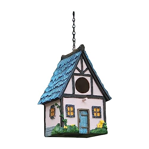 JISADER Hängende Vogelhäuser, Vogelzuchtbox, Kunstharz, Kleiner Vogelruheplatz für Vögel, Outdoor, Garten, Dekoration, Terrasse, Vogelliebhaber, ROSA JISADER Hängende Vogelhäuser, Vogelzuchtbox, Kunstharz, Kleiner Vogelruheplatz für Vögel, Outdoor, Garten, Dekoration, Terrasse, Vogelliebhaber, ROSA von JISADER