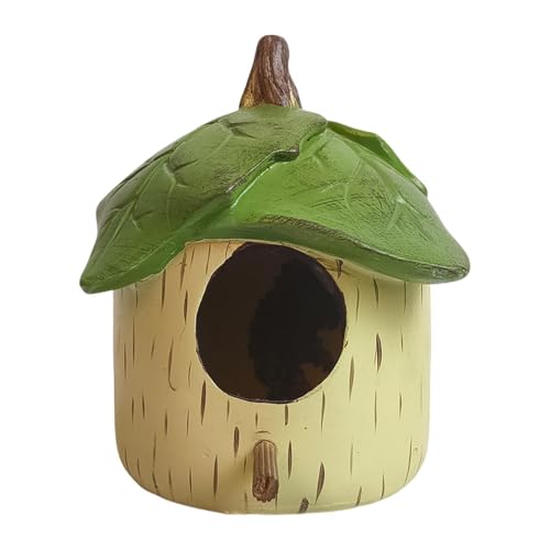 JISADER Hängendes Vogelhaus im Freien, Vogelschutz, Blatt-Vogelhaus, Gartendekoration für den Hof JISADER Hängendes Vogelhaus im Freien, Vogelschutz, Blatt-Vogelhaus, Gartendekoration für den Hof von JISADER