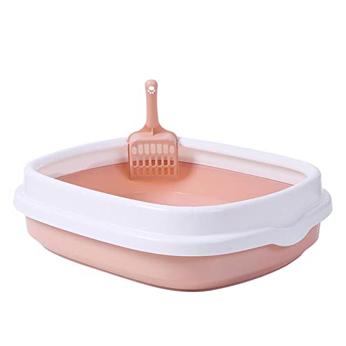 JISADER Halbgeschlossene Katzentoilette, Katzenbettpfanne mit umschlossener oberer Abdeckung, langlebige Hundetoilette, Kätzchen-Sandkasten, Katzentoilette, GELB JISADER Halbgeschlossene Katzentoilette, Katzenbettpfanne mit umschlossener oberer Abdeckung, langlebige Hundetoilette, Kätzchen-Sandkasten, Katzentoilette, GELB von JISADER