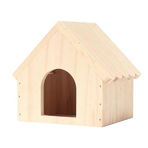 JISADER Hamsterhaus, Käfigzubehör, Hüttenversteckzubehör, Versteck, Hamsterversteck, Holzspielzeug für syrische Hamster, Lemminge, Mäuse, Chinchillas, kleine, Stil a JISADER Hamsterhaus, Käfigzubehör, Hüttenversteckzubehör, Versteck, Hamsterversteck, Holzspielzeug für syrische Hamster, Lemminge, Mäuse, Chinchillas, kleine, Stil a von JISADER