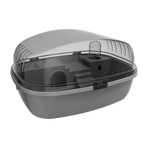 JISADER Hamsterkäfig-Lebensraum, transparentes Übungsspielhaus, Kleintierkäfig für Igel, Ratten, Kaninchen, Meerschweinchen, Mäuse, grau JISADER Hamsterkäfig-Lebensraum, transparentes Übungsspielhaus, Kleintierkäfig für Igel, Ratten, Kaninchen, Meerschweinchen, Mäuse, grau von JISADER