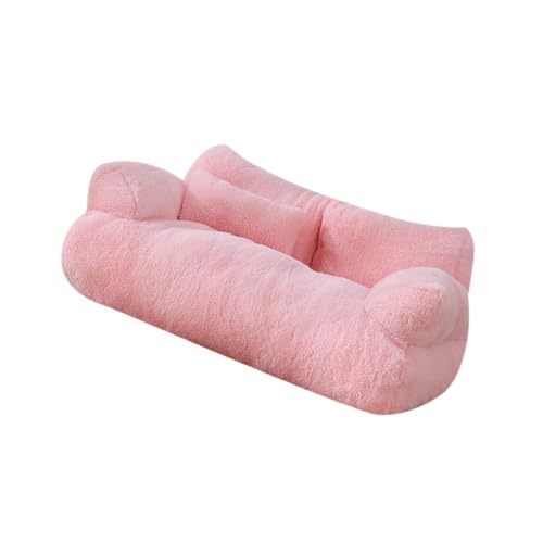 JISADER Haustier Couch Bett Katzencouch Bett Welpen Schlafbett Plüsch Hund Katze Haustier Couch für kleine Hunde, ROSA JISADER Haustier Couch Bett Katzencouch Bett Welpen Schlafbett Plüsch Hund Katze Haustier Couch für kleine Hunde, ROSA von JISADER