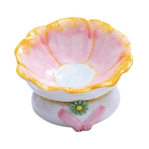 JISADER Haustier Fütterungsschale für Katzen mit Erhöhtem Design Und Halsstütze, Rosa JISADER Haustier Fütterungsschale für Katzen mit Erhöhtem Design Und Halsstütze, Rosa von JISADER