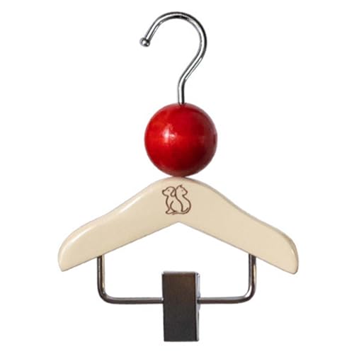 JISADER Haustier Kleiderbügel Hund Kleiderbügel Mehrzweck Display Halter Haustier Wäscheständer Holz Haustier Kleiderbügel für Haustier Kinder Kinder, Rot JISADER Haustier Kleiderbügel Hund Kleiderbügel Mehrzweck Display Halter Haustier Wäscheständer Holz Haustier Kleiderbügel für Haustier Kinder Kinder, Rot von JISADER