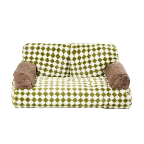 JISADER Haustierbett für Hunde Und Katzen, für Den Innenbereich, Rutschfestes Design für Kleine Rassen, Green S JISADER Haustierbett für Hunde Und Katzen, für Den Innenbereich, Rutschfestes Design für Kleine Rassen, Green S von JISADER