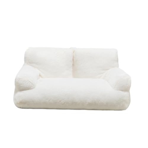 JISADER Haustierbett für Hunde Und Katzen, für Den Innenbereich, Rutschfestes Design für Kleine Rassen, White M JISADER Haustierbett für Hunde Und Katzen, für Den Innenbereich, Rutschfestes Design für Kleine Rassen, White M von JISADER