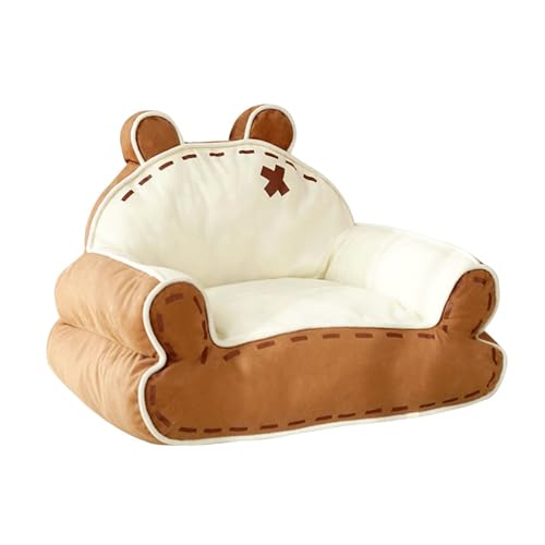 JISADER Haustiersofa, Couch, Hundenest, rutschfeste Unterseite, Katzenbett, Haustierhaus, für Haustierzimmer, Welpen JISADER Haustiersofa, Couch, Hundenest, rutschfeste Unterseite, Katzenbett, Haustierhaus, für Haustierzimmer, Welpen von JISADER