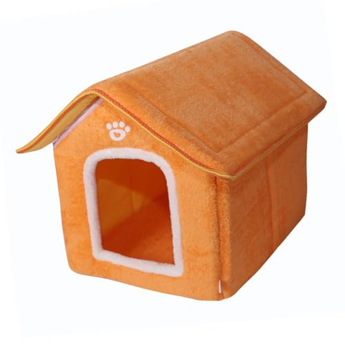 JISADER Haustierzelt, Höhlenbett, Katzenbett, abnehmbar, waschbar, selbstwärmender Zwinger, Katzenhaus, Haustierunterschlupf für Chihuahua, Pomeranian-Hund, gelb L JISADER Haustierzelt, Höhlenbett, Katzenbett, abnehmbar, waschbar, selbstwärmender Zwinger, Katzenhaus, Haustierunterschlupf für Chihuahua, Pomeranian-Hund, gelb L von JISADER