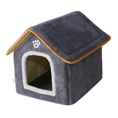 JISADER Haustierzelt, Höhlenbett, Katzenbett, abnehmbar, waschbar, selbstwärmender Zwinger, Katzenhaus, Haustierunterschlupf für Chihuahua, Pomeranian-Hund, grau S JISADER Haustierzelt, Höhlenbett, Katzenbett, abnehmbar, waschbar, selbstwärmender Zwinger, Katzenhaus, Haustierunterschlupf für Chihuahua, Pomeranian-Hund, grau S von JISADER
