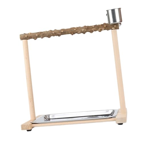 JISADER Holz Papagei Sitzstange Ständer Vogelkäfig Ständer Trainingsständer Vogel Schaukelbrücke Vögel Spielständer für Finken Unzertrennliche Nymphensittiche JISADER Holz Papagei Sitzstange Ständer Vogelkäfig Ständer Trainingsständer Vogel Schaukelbrücke Vögel Spielständer für Finken Unzertrennliche Nymphensittiche von JISADER