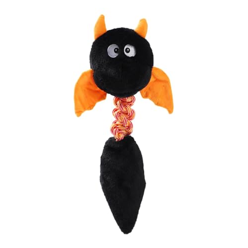 JISADER Hunde-Plüsch-Hunde-Plüschtier, Stofftier, interaktives Spielzeug für kleine, mittelgroße und große Hunde, Schwarz JISADER Hunde-Plüsch-Hunde-Plüschtier, Stofftier, interaktives Spielzeug für kleine, mittelgroße und große Hunde, Schwarz von JISADER