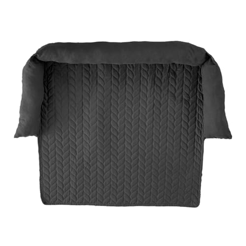 JISADER Hunde Sofabezug, Haustier Couch Kissen, 75 X 75 cm, Haustier Schlafmatte für Den Rücksitz Im Auto, Dunkelgrau JISADER Hunde Sofabezug, Haustier Couch Kissen, 75 X 75 cm, Haustier Schlafmatte für Den Rücksitz Im Auto, Dunkelgrau von JISADER
