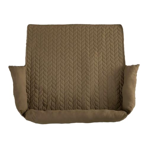 JISADER Hunde Sofabezug, Haustier Couch Kissen, 75 X 75 cm, Haustier Schlafmatte für Den Rücksitz Im Auto, Khaki von JISADER