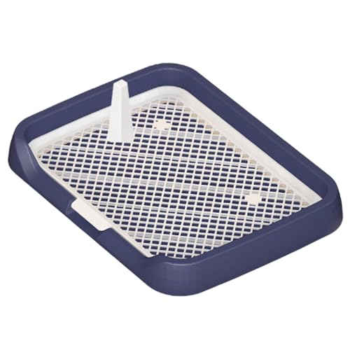 JISADER Hunde-Toiletten-Trainings-Töpfchen-Tablett, Töpfchen-Trainer-Katzentoilette für andere Haustiere und kleine Tiere, Blau JISADER Hunde-Toiletten-Trainings-Töpfchen-Tablett, Töpfchen-Trainer-Katzentoilette für andere Haustiere und kleine Tiere, Blau von JISADER