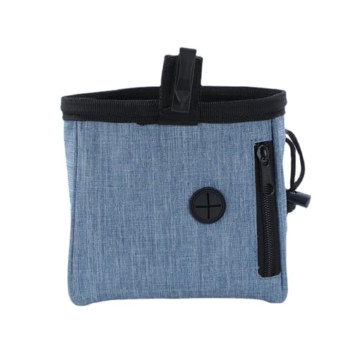 JISADER Hunde-Trainingstasche, Hunde-Auslauftasche mit Clip-Hüftgurt, Kordelzug für Hunde-Leckerli, Trainings-Hundetasche für Hunde und Welpen für den Alltag, Blau JISADER Hunde-Trainingstasche, Hunde-Auslauftasche mit Clip-Hüftgurt, Kordelzug für Hunde-Leckerli, Trainings-Hundetasche für Hunde und Welpen für den Alltag, Blau von JISADER