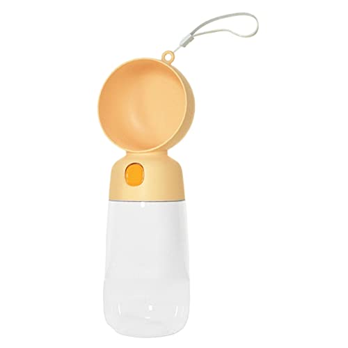 JISADER Hunde-Wasserflasche, Welpen-Wasserspender, kompakter, auslaufsicherer Hunde-Wassernapf mit Futterbehälter für Reisen, Outdoor, Wandern, Orange 565 ml JISADER Hunde-Wasserflasche, Welpen-Wasserspender, kompakter, auslaufsicherer Hunde-Wassernapf mit Futterbehälter für Reisen, Outdoor, Wandern, Orange 565 ml von JISADER