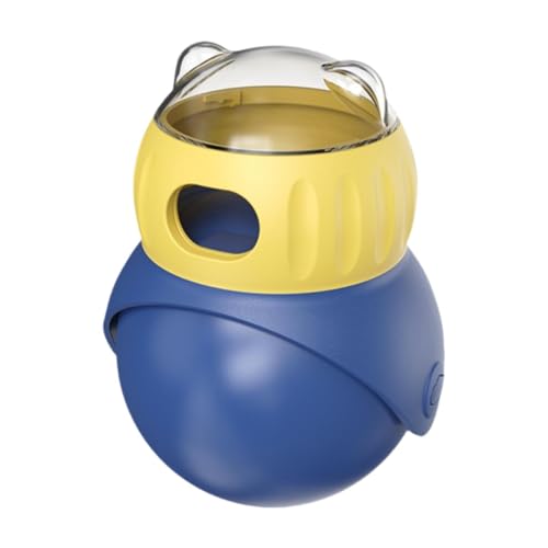 JISADER Hunde behandeln Spender Spielzeughund Interaktives Spielzeugweg und ausgelassenes Ball einstellbares Essen Abgabe, Blau Gelb JISADER Hunde behandeln Spender Spielzeughund Interaktives Spielzeugweg und ausgelassenes Ball einstellbares Essen Abgabe, Blau Gelb von JISADER