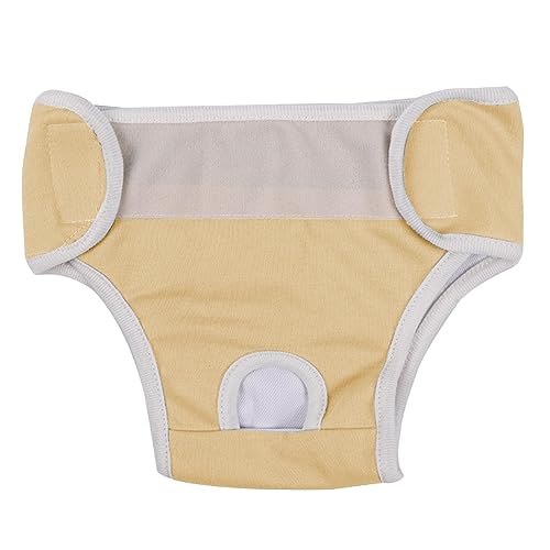 JISADER Hunde-physiologische Hose, Haustier-Pads, weiche Trainingskleidung, Welpen-Menstruationsdiape, weibliche Hunde, Windel-Periodenhose für die meisten, Hellgelb XL JISADER Hunde-physiologische Hose, Haustier-Pads, weiche Trainingskleidung, Welpen-Menstruationsdiape, weibliche Hunde, Windel-Periodenhose für die meisten, Hellgelb XL von JISADER