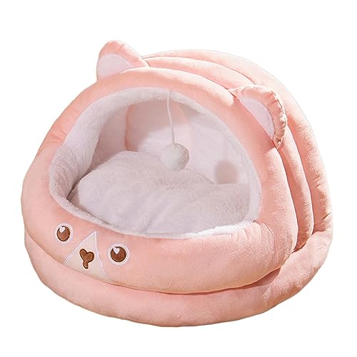 JISADER Hundebetten, Hunde Und Katzenbett, Selbstwärmend, für Den Innenbereich, für Katzen, für Den Innenbereich, Weich Schlafend, Beruhigend, Höhle in, Rosa JISADER Hundebetten, Hunde Und Katzenbett, Selbstwärmend, für Den Innenbereich, für Katzen, für Den Innenbereich, Weich Schlafend, Beruhigend, Höhle in, Rosa von JISADER