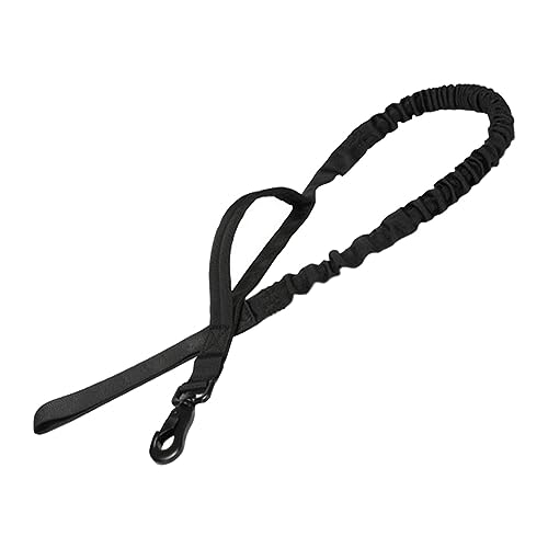 JISADER Hundeleine, Bungee-Hundetrainingsleine mit Stoßdämpfung, Hundeleine mit 2 gepolsterten Kontrollgriffen für mittelgroße und große Hunde, Schwarzer Karabinerhaken JISADER Hundeleine, Bungee-Hundetrainingsleine mit Stoßdämpfung, Hundeleine mit 2 gepolsterten Kontrollgriffen für mittelgroße und große Hunde, Schwarzer Karabinerhaken von JISADER